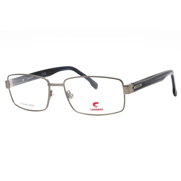 NEW SQUARE CARRERA 8887 0R80 00 MEN EYEGLASSES CARRERA RUTHENIUM CLEAR EYEWEAR - Picture 1 of 3
